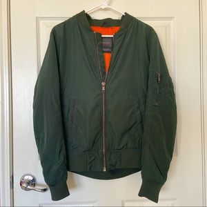 Zara 5 Pocket Utility Bomber Jacket